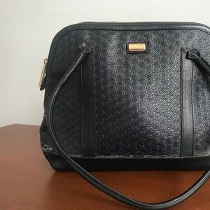 Vintage Escada Navy Blue Daisy Handbag